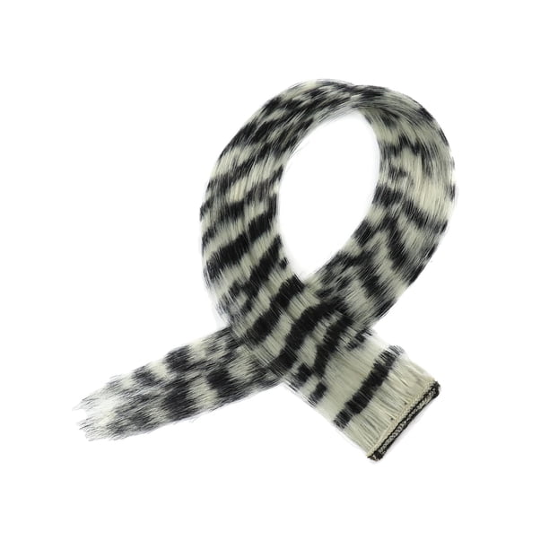 Extensiones de Cabello de Color Pelo Sintético Postizos Sintéticos Rectos Extensiones de Cabello de 46 Cm con Clips para Cosplay Dress Up Cosplay Niño A