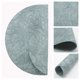 thumbnail image 5 of Juego de 6 manteles individuales de cuero redondos para decoración de mesa de comedor de cocina, manteles individuales limpiables, azul 13*13 pulgadas, 5 of 6