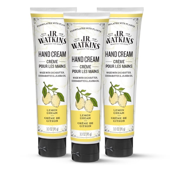 Crema de manos J.R. Watkins Natural Hidratante Limón 100ml x3