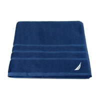 Toalla De Baño Cuerpo Nautica Home 100% Algodón 76X137Cm Azul Marino
