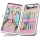 thumbnail image 1 of Set Manicure Pedicure CGBE 12 Piezas Acero Inoxidable Rosado, 1 of 3