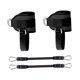 thumbnail image 3 of Kit De 1 Par De Correas De Tobillo Ajustables, Accesorio Para Bandas De Fitness De Cable, Color Negro, 3 of 5