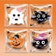 thumbnail image 2 of 100pcs Halloween Self Adhesive Bags For Cookie, Cake, Chocolate, Candy, Snack Wrapping, Clear Plastic Treat Bags For Halloween Celebration, Goodie Bags, Goody Bags, Ziplock Bags, 10cm*10cm/3.93*3.93in, 2 of 5