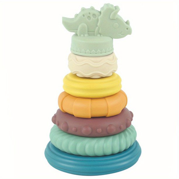 Nurture Your Little One's Development with Dinosaur Baby Stacking Toys!