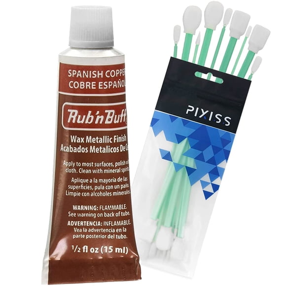 Pintura metalizada en cera, color cobre español, 15 ml, color GRAS Art