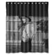 thumbnail image 1 of Cortina de ducha de baño con ganchos, diseño de Tayler Swift Dark Yard Singer Music Sexy, tamaño 66 x 72 pulgadas, 1 of 3