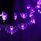 thumbnail image 2 of Guirnalda 10 Luces LED de Murciélagos Luz Morada 1,65 m Halloween - Frank & Mortis, 2 of 3