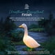 thumbnail image 5 of Estatua de ganso salvaje iluminada de Union Products para césped y jardín, 58 cm, 5 of 7