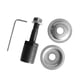 thumbnail image 5 of Eje de la rueda de molienda Eje roscado del cenador 5/6/8/10/12/14/16 mm Biela de la rueda de molienda para máquina amoladora Rueda de fibra Rueda de 16mm 106g, 5 of 5