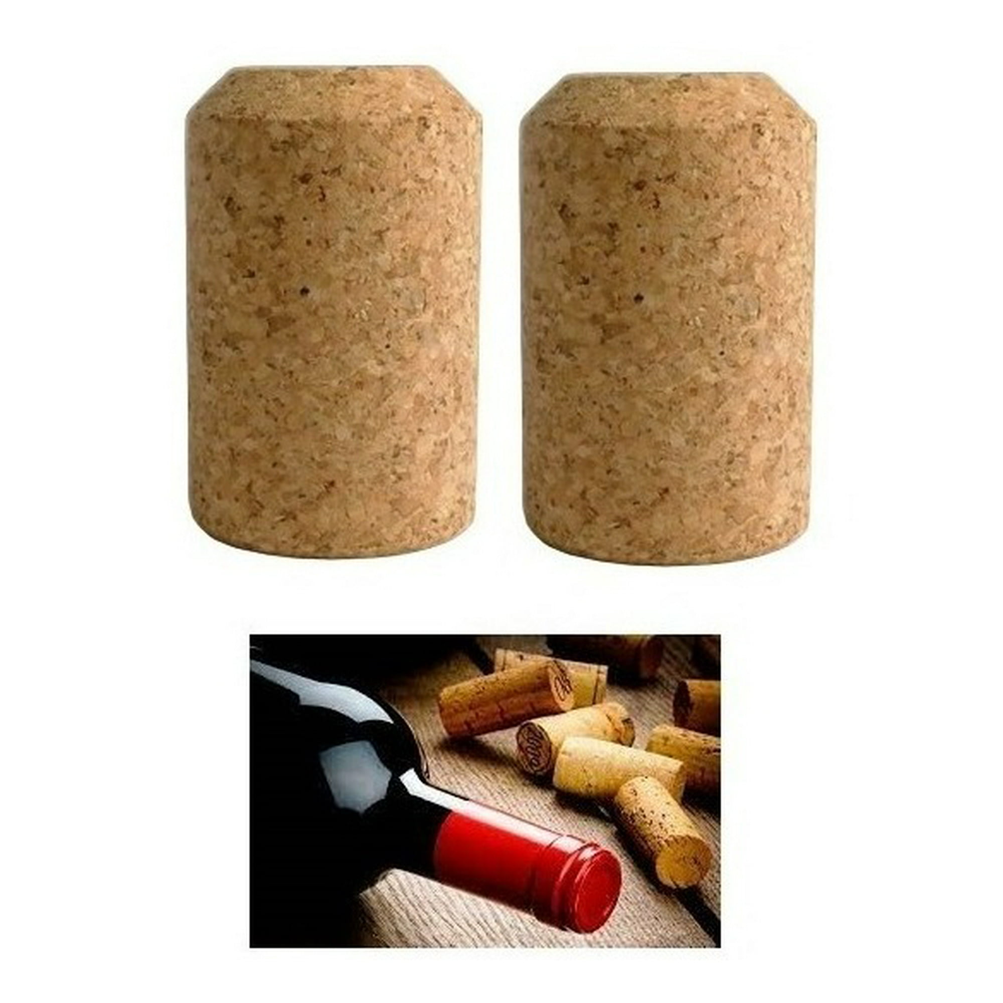 Genérico - Pack X2 Corcho Para Botellas De Vino Corcho Tapon De Vino