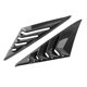 thumbnail image 3 of Rejillas De Ventilación De Ventana Trasera Cubierta De Pala De Obturador Ajuste Para Hyundai Elantra Patrón De Fibra De Carbono, 3 of 5