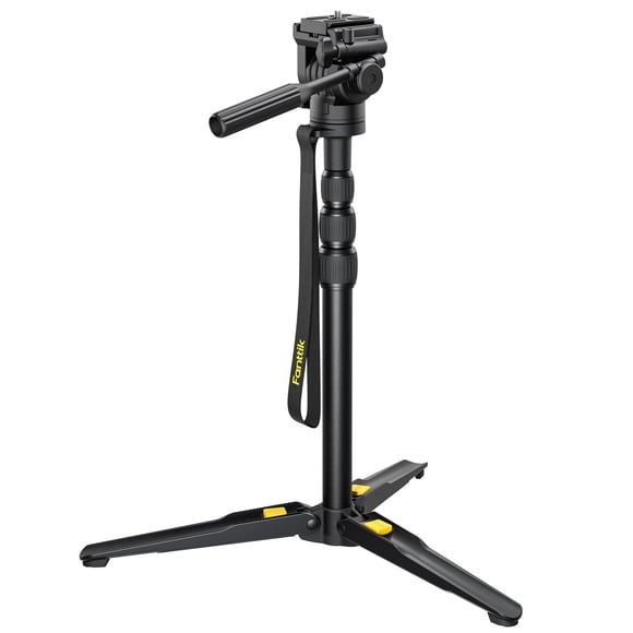 Trípode Fanttik DT10 Pro Ligero, Ajustable de 42,3", Montura de 1/4"