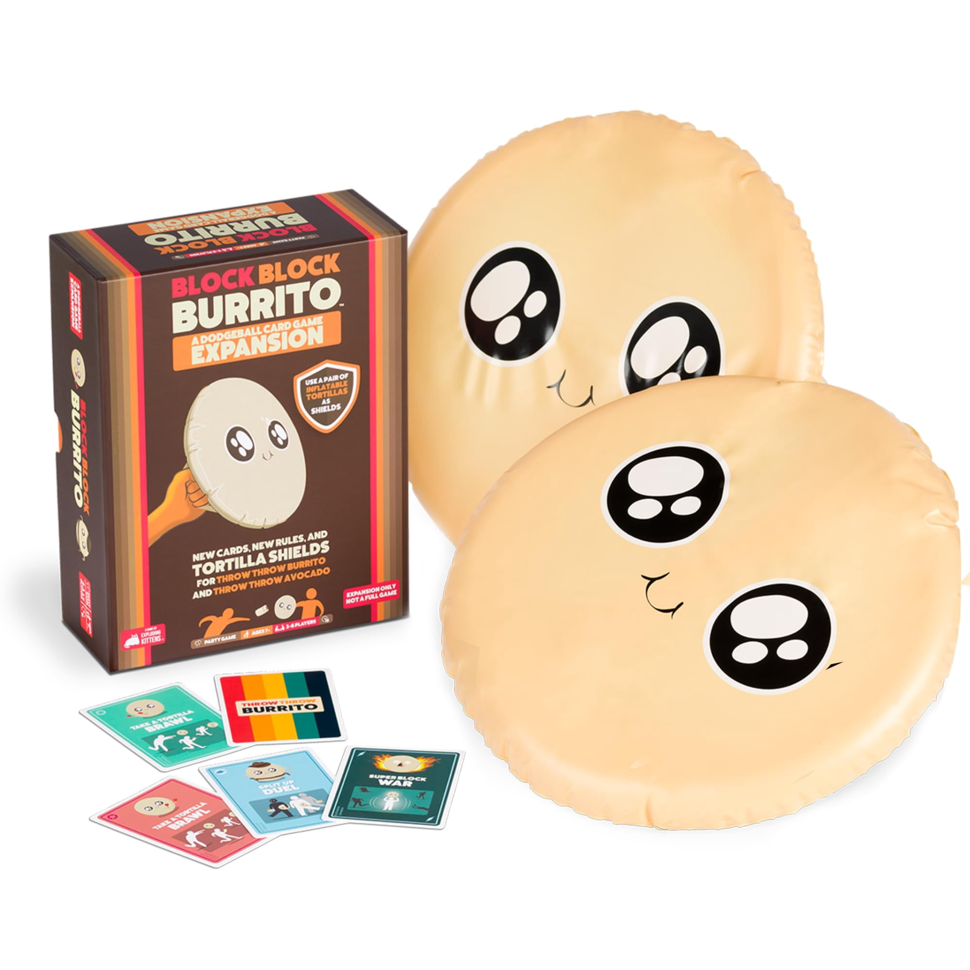 Paquete de expansión Exploding Kittens Block Block Burrito para más de 7 años - Expansión