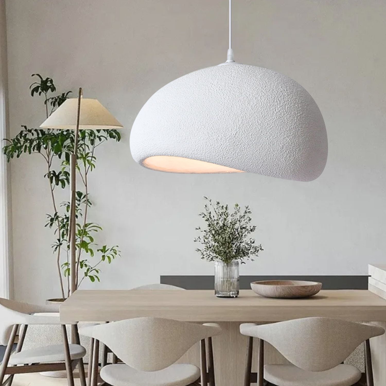 Santú Home & Deco - Lampara De Techo Wabi Sabi Crema 80cm