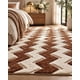 thumbnail image 4 of Alfombra Jacquard Cutting 150 × 200 cm para Living y Dormitorio, 4 of 6