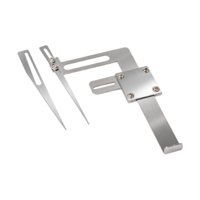 Magideal - Guía De Borde De Herramienta De Asistente De Posicionamiento Accesorios De Dimensión Compacta Piezas De Herramienta De Envoltura De Borde De Tira Guía