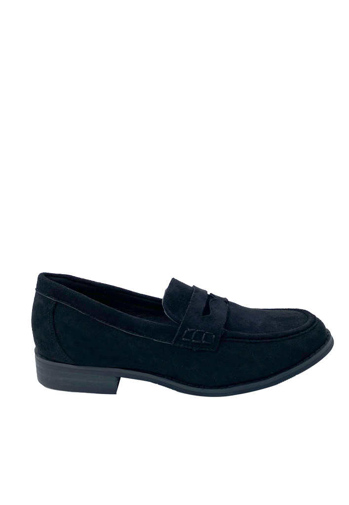 Todopiel - Mocasin Gamuza Ecológica Zb008 Negro