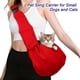 thumbnail image 5 of Uxcell Transportín de Bandolera para Mascotas para Perros y Gatos Pequeños de Hasta 16.5 Libras, Transportín de Bandolera Reversible Manos Libres con Bolsillo, (Marrón Claro, 1 Unidad), 5 of 6
