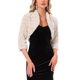 thumbnail image 1 of INSPIRE CHIC Chaqueta Bolero de Halloween para Mujer para Vestidos de Noche Boda Abierta Delantera Cortada Esponjosa Imitación de Piel XS Beige, 1 of 6