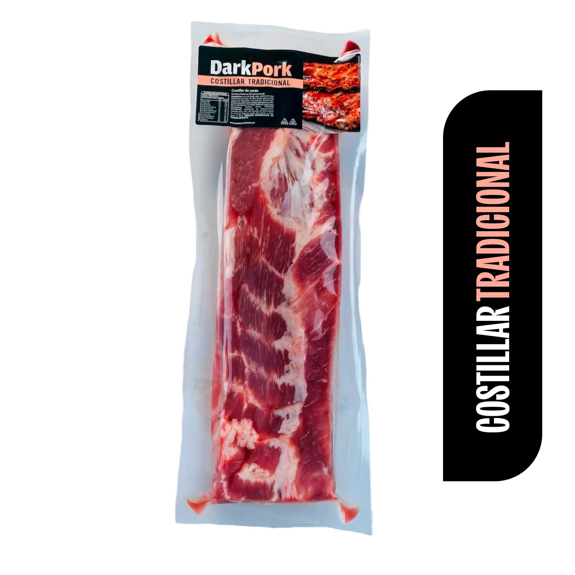 Costillar De Cerdo Tradicional 1,2 kg Dark Pork