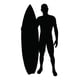 thumbnail image 1 of Decomural Surfer Surfboard Sports WS-42982, 1 of 2