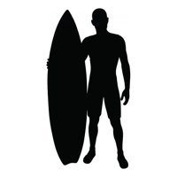 Rienda Libre Graphics - Decomural Surfer Surfboard Sports Ws-42982