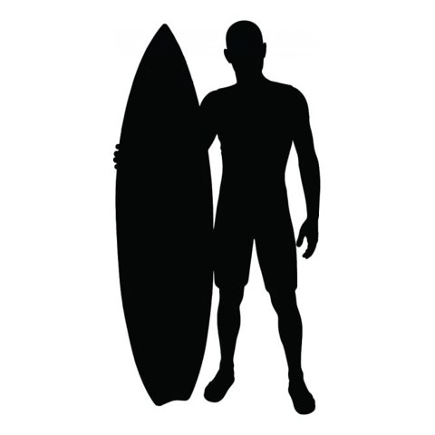Rienda Libre Graphics - Decomural Surfer Surfboard Sports Ws-42982