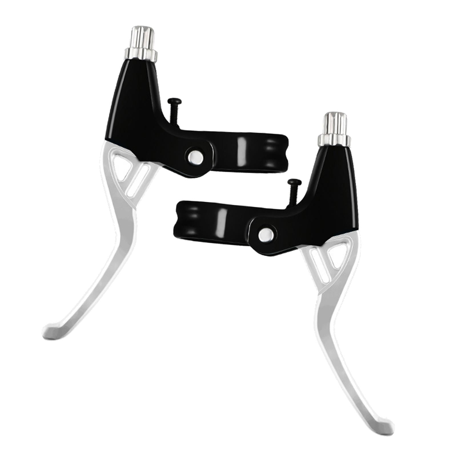 Magideal - 2x Palancas De Freno De Bicicleta Bicicleta De Carretera De Montaña Accesorios De Ciclismo De Aleación De Aluminio Palancas De Freno De Bicicleta Univ Plata