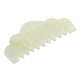 thumbnail image 2 of Natural Jade Gua Sha Acupuntura Masaje Peine Cuero Cabelludo Masajeador Relajación Peine 02, 2 of 5
