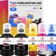 thumbnail image 1 of Botellas recargadas de tinta de sublimación de 580 ml para impresoras Jack, 1 of 4