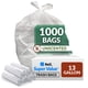 thumbnail image 1 of Bolsas De Basura Supervalue 13 Galones 1000 Unidades Transparentes A Granel, 1 of 8