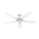 thumbnail image 1 of Ventilador de techo Hunter, 132 cm, cadena de tracción para interiores, 5 aspas, color blanco, 1 of 9