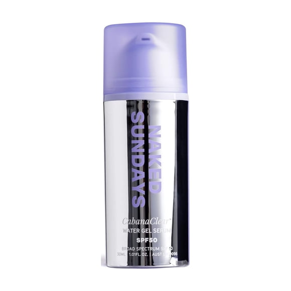 Sérum en gel Sunscreen Naked Sundays Cabana Clear Water SPF50