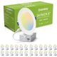 thumbnail image 1 of DAMINY 24 Pack 6 Inch LED Recessed Lighting, Canless Wafer D, 1 of 3