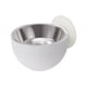 thumbnail image 1 of Cuenco de agua para perros, alimentador de viaje, cuenco de agua colgante para pared, gatos, gran capacidad, plato con soporte elevado, alimentador , blanco, 1 of 5