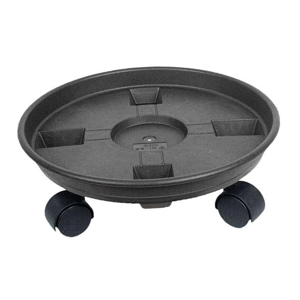 Soporte para plantas con ruedas universales, carrito para palés, estante para macetas con rodillos, multiusos para oficina, tienda en el patio trasero 36cm