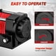 thumbnail image 5 of Cabrestante ATV Nilight de 3500 lb, 12 V, impermeable, con control remoto inalámbrico, 5 of 8