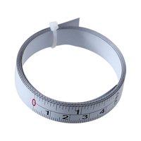 Magideal - Herramienta De Cinta Métrica Autoadhesiva De Acero, Lectura Precisa, Escala Imperial Y Métrica Para Accesorio De Máquina De Aserrado, Multiusos 1M L A R
