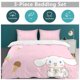 thumbnail image 5 of Cinnamoroll Quilt Set Thicken Soft 3 Pieces Bedding Set All Season Duvet Cove with 2 Pillowcases for Adult Women Girls Teens Home Room Decor, 5 of 5
