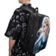 thumbnail image 5 of Frozen Chica Elsa Princesa-theme Backpack, Campus style schoolbag Bookbag with Adjustable Shoulder Straps And Large Zip Compartment, Unisex Travel Bags., 5 of 6