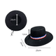 thumbnail image 2 of Sombrero Huaso Chileno Negro Tricolor Ideal Fiestas Patrias, 2 of 4