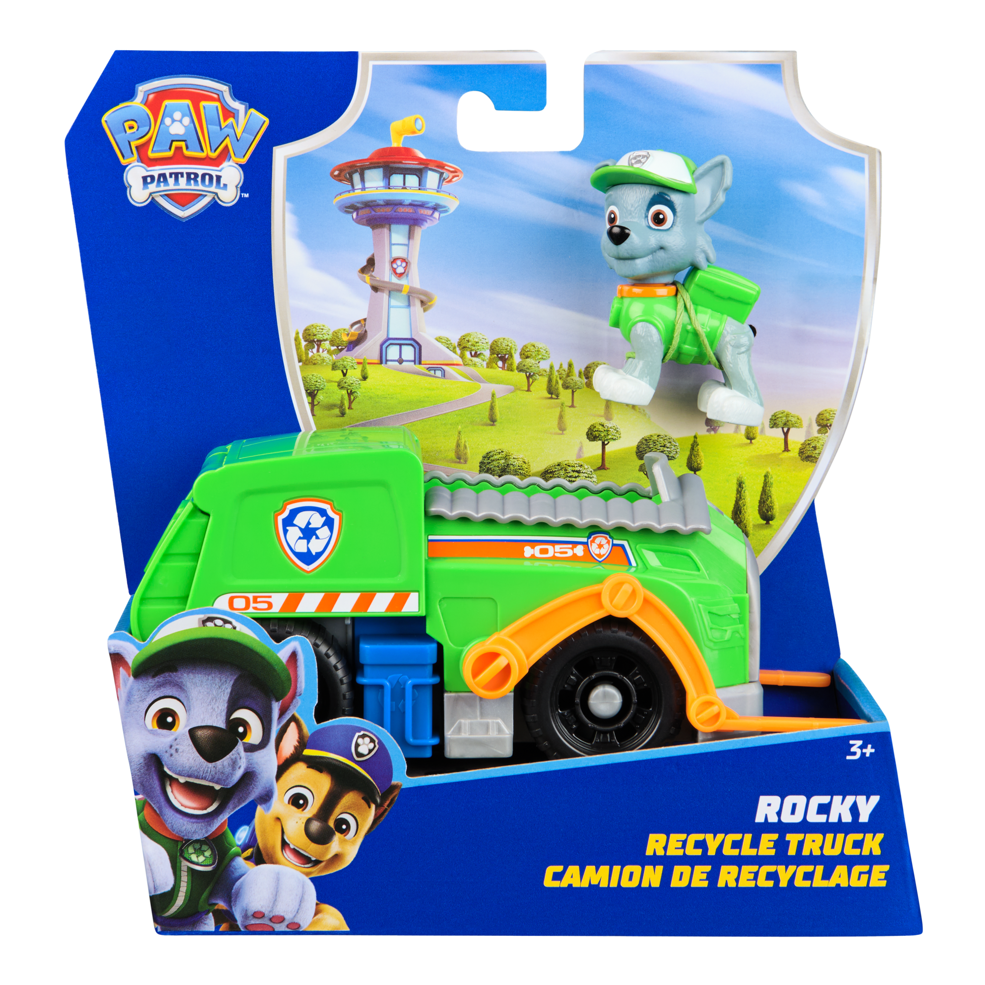 Vehiculo Con Figura De Rocky Paw Patrol