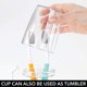 thumbnail image 5 of Soporte para pasta de dientes y cepillos de dientes mDesign Dental Center Clear, 5 of 5