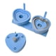 thumbnail image 5 of Molde Para Hacer Botones Con Forma De Corazón, Ideal Para Prensas De Botones Deslizantes, Color Azul Claro, 5 of 5