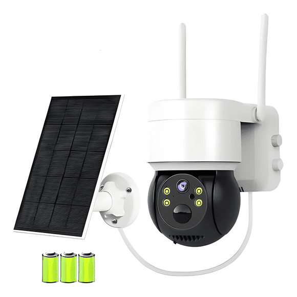 Camara Solar de Seguridad Wifi Exterior Hd 1080p 360 Icsee