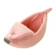 thumbnail image 2 of Banana Cats Bed House Cat Cuddle Suministros Cálido Para Conejo Rosa L, 2 of 5