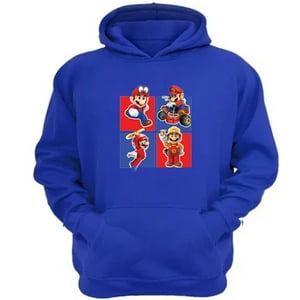 Genérico - Poleron Canguro Plomero Rojo Azul Talla S Unisex