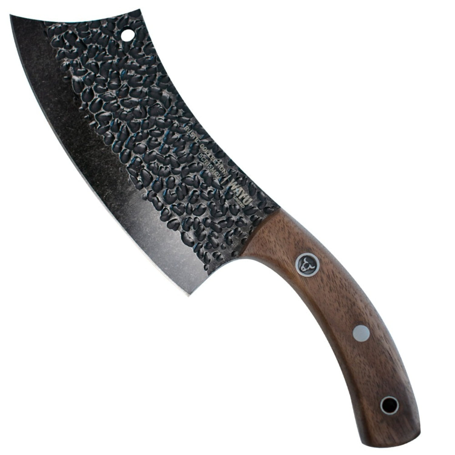 Wayu - Cuchillo Chopper Con Funda Rustic Colecction