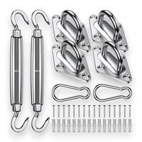 Genérico - Kit De Instalación Vela Anclaje Toldos Vela Sombra Gancho