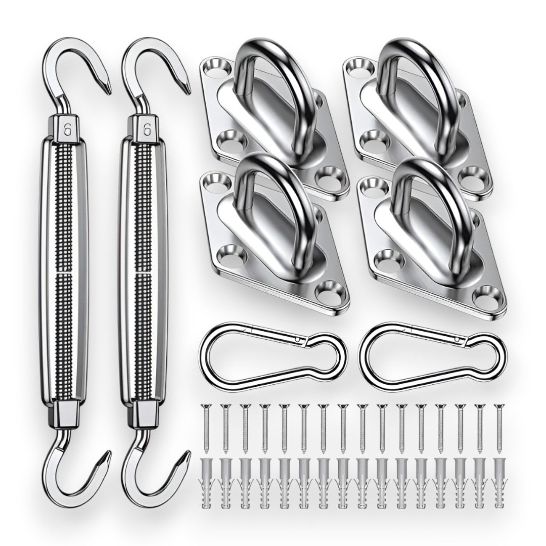 Genérico - Kit De Instalación Vela Anclaje Toldos Vela Sombra Gancho